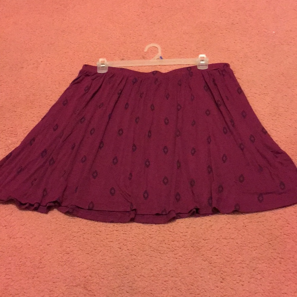 Purple Circle Skirt